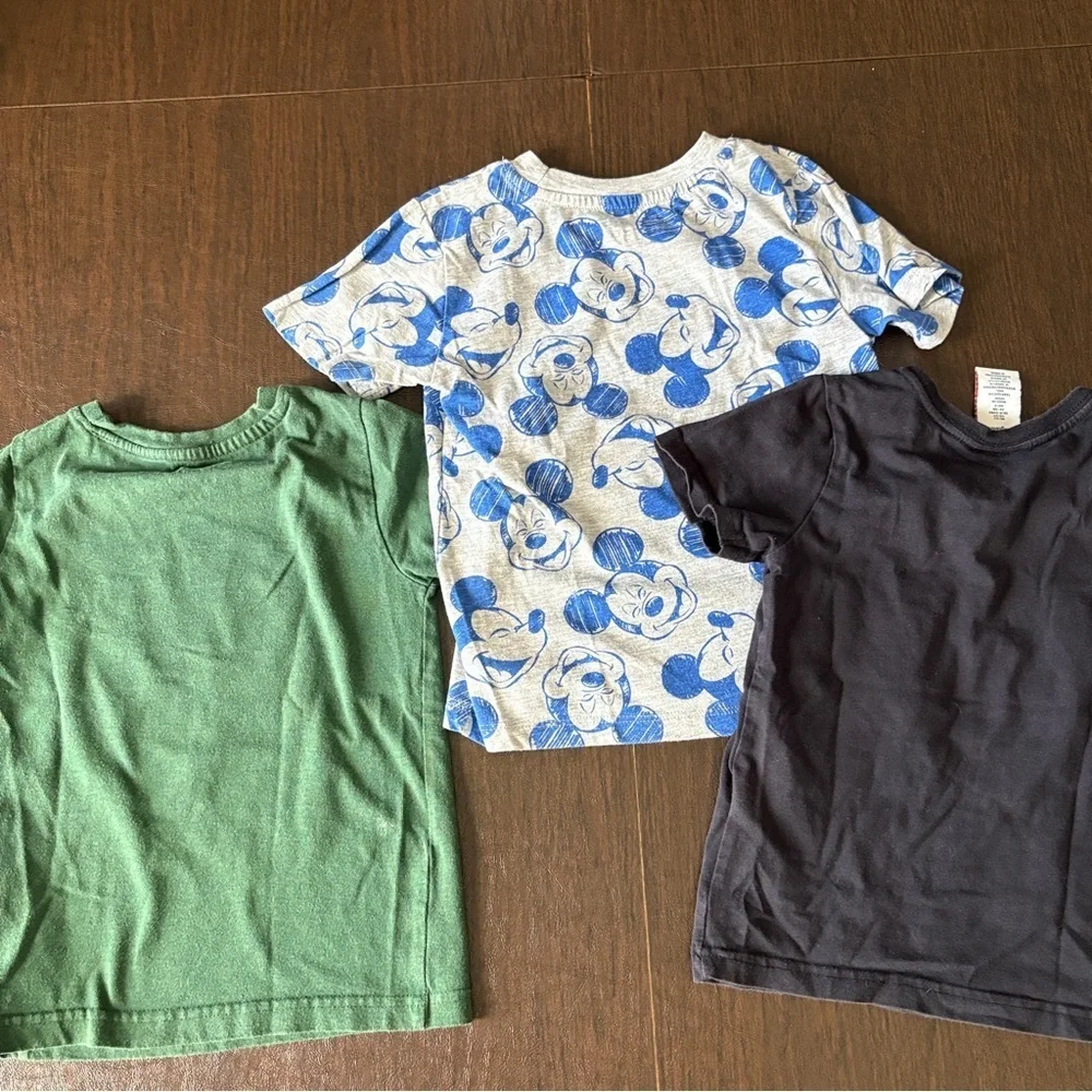 Kids Graphic T-Shirts Set - Boys 3 Pack Bundle